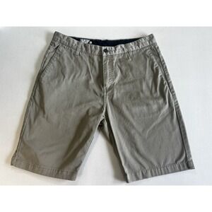 Volcom Frickin Modern Stretch Chino Shorts Mens 34 Khaki Tan Walkshorts
